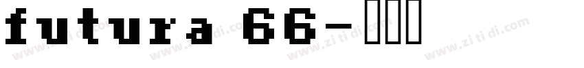 futura 66字体转换